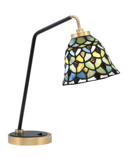 Desk Lamps One Light Desk Lamp in Matte Black & New Age Brass (200|59-MBNAB-9965)