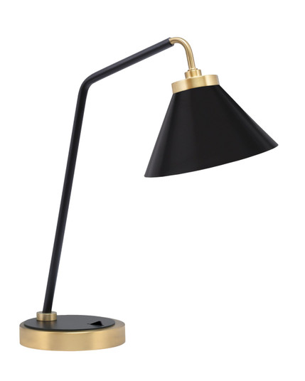 Desk Lamps One Light Desk Lamp in Matte Black & New Age Brass (200|59-MBNAB-421-MB)