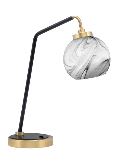 Desk Lamps One Light Desk Lamp in Matte Black & New Age Brass (200|59-MBNAB-4109)