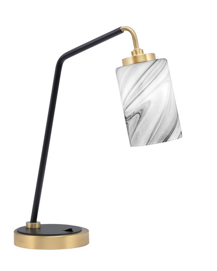 Desk Lamps One Light Desk Lamp in Matte Black & New Age Brass (200|59-MBNAB-3009)
