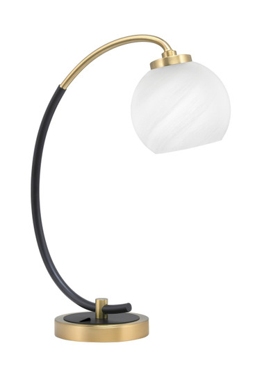 Desk Lamps One Light Desk Lamp in Matte Black & New Age Brass (200|57-MBNAB-4101)