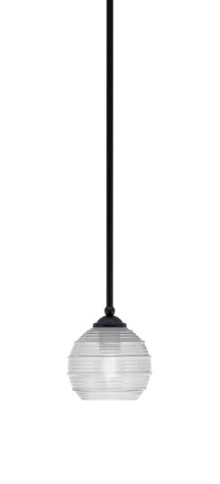 Zilo One Light Mini Pendant in Matte Black (200|560-MB-5110)
