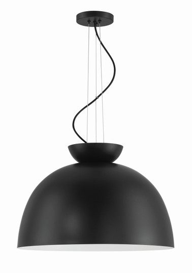Ventura Dome One Light Pendant in Flat Black (46|59192-FB)