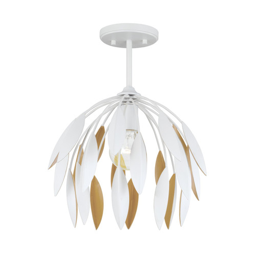 Margeaux One Light Pendant in Matte White (65|351811WE)