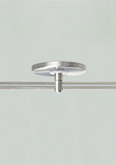 MonoRail 4'' Round Power Feed Canopy Low-Profile Single-Feed in Satin Nickel (327|700MOP4C01S)