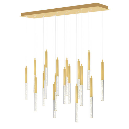 Dragonswatch LED Chandelier in Satin Gold (401|1703P48-18-602-RC)