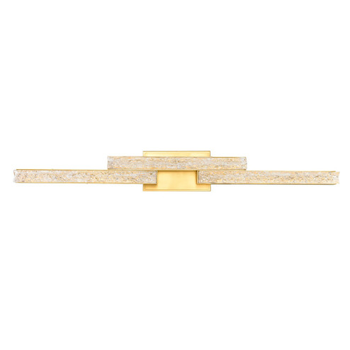 Stagger LED Vanity in Brass (401|1588W36-3-624)