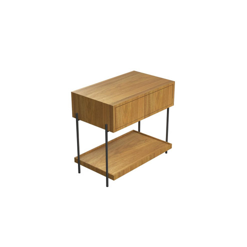 Clean Bedside Table in Louro Freijo (486|F1027.09)