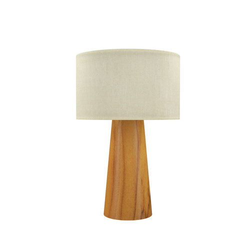 Conical One Light Table Lamp in Teak (486|7094.12)