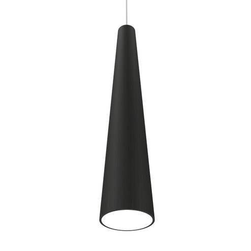 Conical One Light Pendant in Organic Black (486|1280.46)