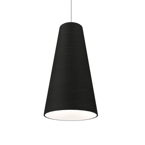Conical One Light Pendant in Organic Black (486|1233.46)