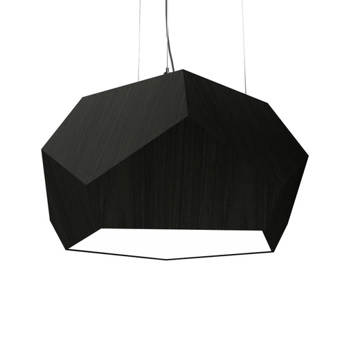 Facet LED Pendant in Organic Black (486|1226LED.46)