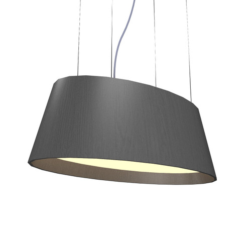 Oval LED Pendant in Organic Grey (486|1218LED.50)
