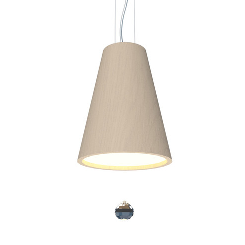 Conical LED Pendant in Organic Cappuccino (486|1130CLED.48)