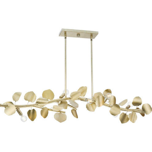 Laurel Seven Light Island Pendant in Gilded Silver (54|P400361-176)