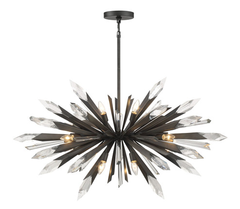 Elsa 12 Light Pendant in Midnight Graphite (29|N1948-766)