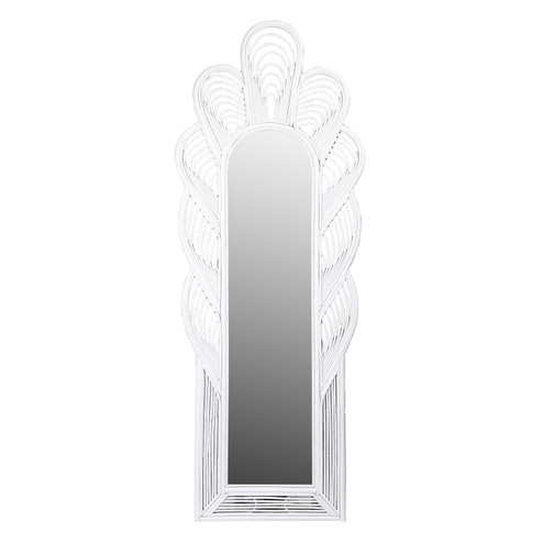 Selina Floor Mirror in White (45|S0076-12065)