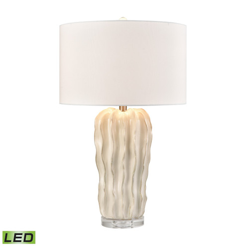 Genesee LED Table Lamp in White Glazed (45|S0019-11140-LED)