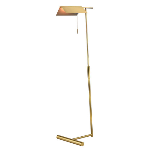Mendel One Light Floor Lamp in Satin Brass (45|H0019-11567)