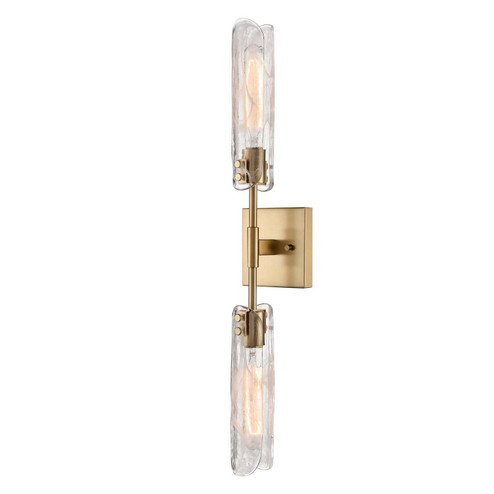 Potomac Two Light Wall Sconce in Aged Brass (45|H0018-11893)