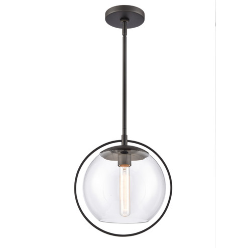 Circumference One Light Mini Pendant in Matte Black (45|90111/1)