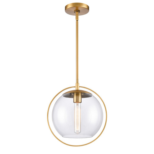 Circumference One Light Mini Pendant in Lacquered Brass (45|90101/1)