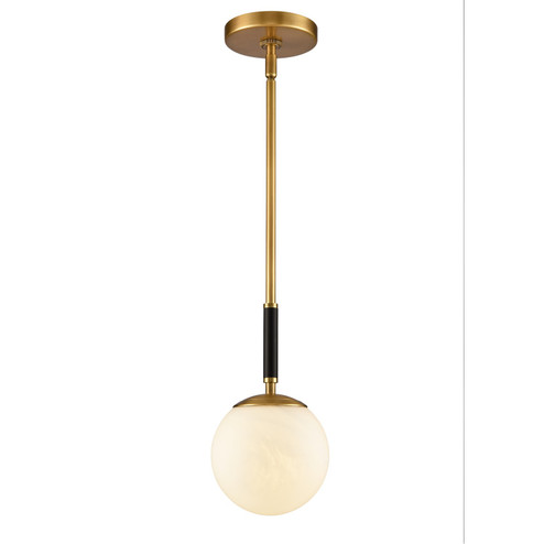 Gillian One Light Mini Pendant in Natural Brass (45|90062/1)