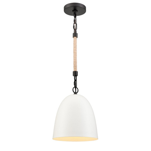 Downington One Light Mini Pendant in Matte Black (45|47801/1)