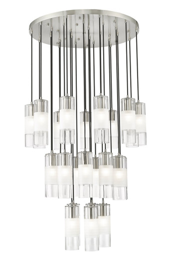 Alton 27 Light Chandelier in Brushed Nickel (224|824P-27R-BN)