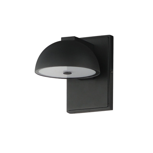 Cauldron LED Outdoor Wall Sconce in Black (86|E30242-BK)