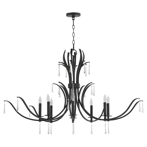 Majesty Eight Light Chandelier in Matte Black (19|620-8-59)