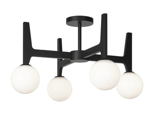 Scriben LED Ceiling Mount in Matte Black (423|X34904MBOP)