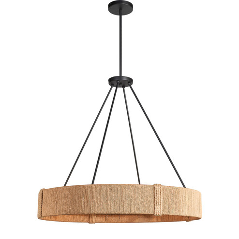 Caterina Ten Light Chandelier in Matte Black (374|H23105-8)