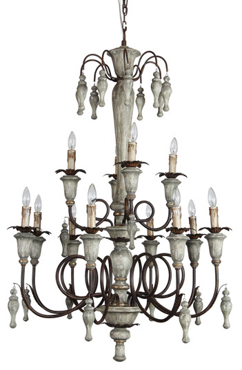 Maya 12 Light Chandelier (374|CHAN8090-12)