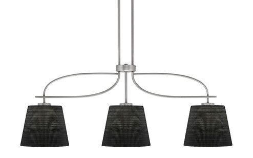 Cavella Three Light Island Pendant in Graphite (200|3936-GP-4089)