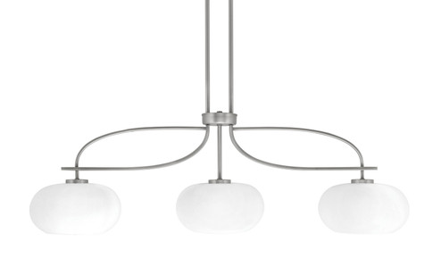 Cavella Three Light Island Pendant in Graphite (200|3936-GP-214)