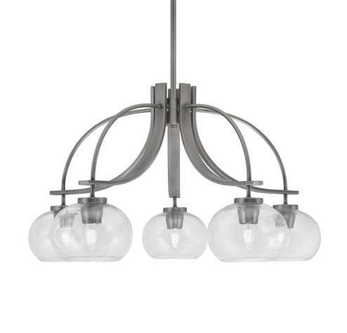 Cavella Five Light Chandelier in Graphite (200|3925-GP-202)