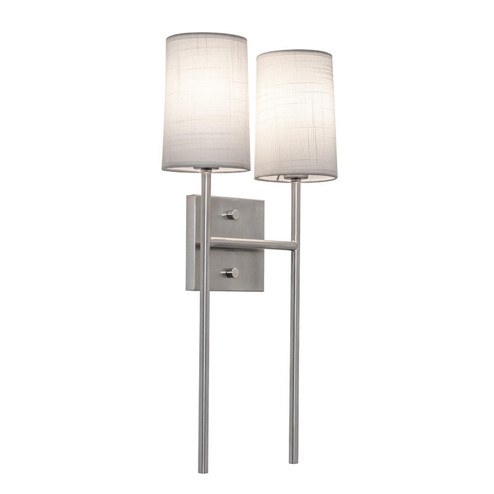 Rose Two Light Wall Sconce in Satin Nickel (162|ROSS1020CBSN)