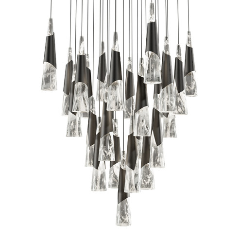 Kilt LED Pendant in Black (281|PD-44425S-BK)