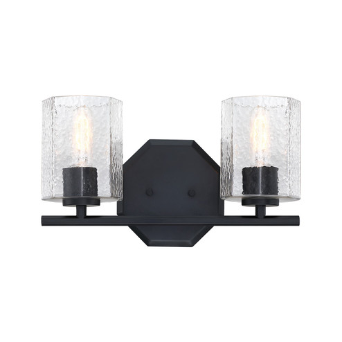 Haven Two Light Vanity in Matte Black (43|D309M-2B-MB)