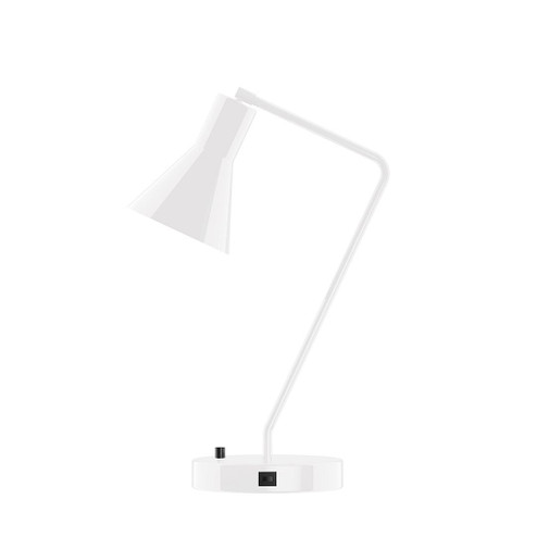 J-Series One Light Table Lamp in White (518|TLD436-44)