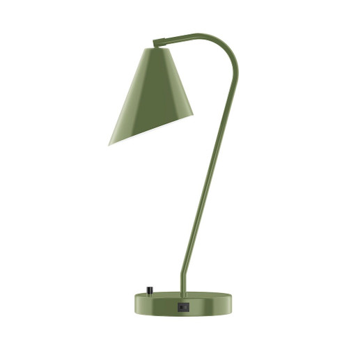 J-Series One Light Table Lamp in Fern Green (518|TLC415-22)