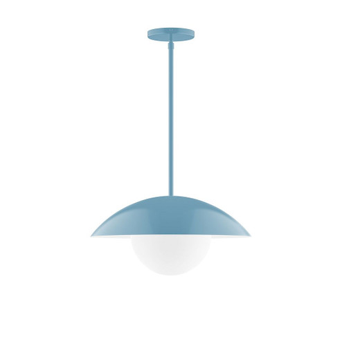 Axis One Light Pendant in Light Blue (518|STG438-G15-54)