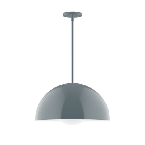 Axis One Light Pendant in Slate Gray (518|STG433-G15-40)