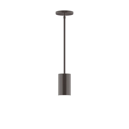 Axis One Light Pendant in Architectural Bronze (518|STG425-51)