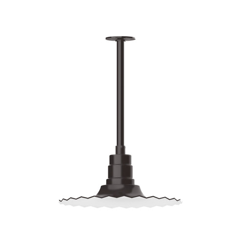 Radial One Light Pendant in Architectural Bronze (518|STB159-51-T24)