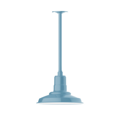 Warehouse One Light Pendant in Light Blue (518|STA182-54)