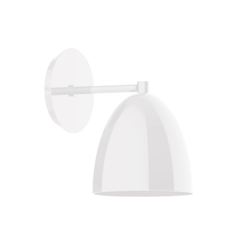 J-Series One Light Wall Sconce in White (518|SCK417-44)