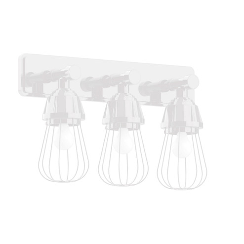 Vintage Three Light Wall Sconce in White (518|SCH081-44)