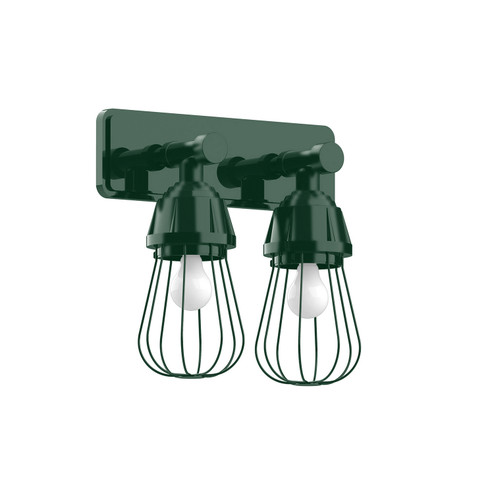 Vintage Two Light Wall Sconce in Forest Green (518|SCG081-42)